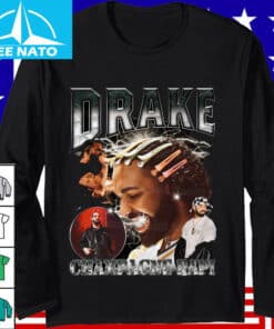 Drake Champagne Papi Vintage Style Rapper Collage Shirt2