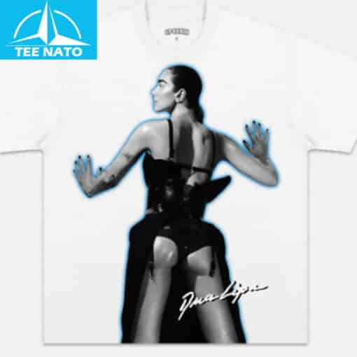 Different designs of the Dua Lipa 2025 Tour Shirt
