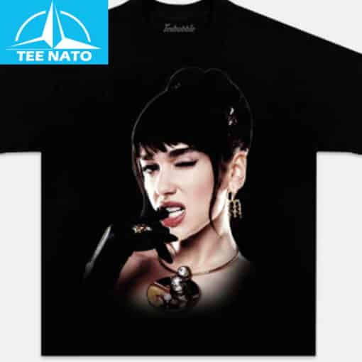 Dua Lipa Winking Glamorous Pop Star Shirt - Image 4