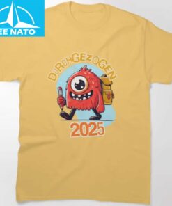 Durchgezogen 2025 Monster First Day of School Shirt3
