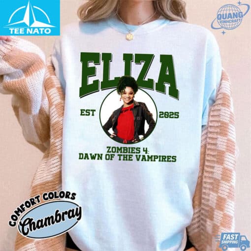 Eliza Zombies 4 Dawn Of The Vampires Graphic Shirt - Image 3