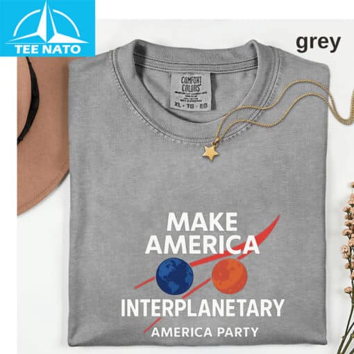Elon Musk 2028 Space Make America Interplanetary Shirt - Image 4