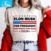 Elon Musk for President Make Speech Free Again 2028 Shirt