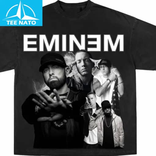 Eminem Rapper Hip Hop Music Collage Shirt - Image 3