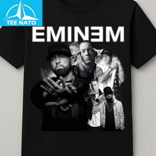 Eminem Rapper Hip Hop Music Collage Shirt - Image 2