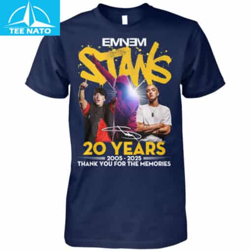 Eminem Stan 20 Years 2005-2025 Thank You For The Memories Shirt - Image 4