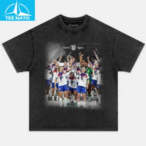England Women's Euro Champions Home Again Football Team Shirt - Image 3