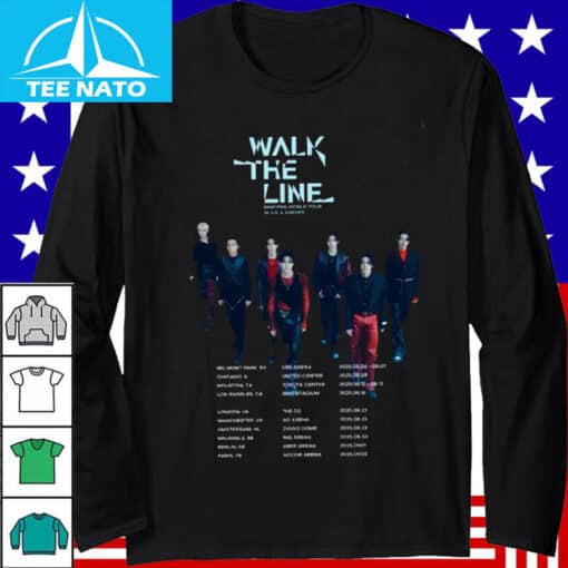 Enhypen Walk The Line World Tour 2025 Shirt - Image 3