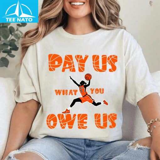 Equal Pay for Women Athletes Pay Us What You Owe Us Shirt - Image 4