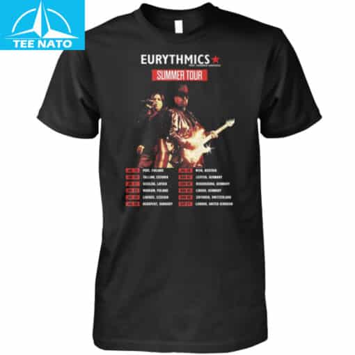 Eurythmics Summer Tour 2025 Concert Dates Shirt