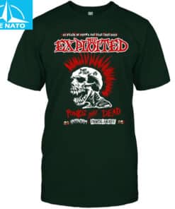 Exploited Punks Not Dead 46 Years Of Riots 2025 Tour Dates Shirt3
