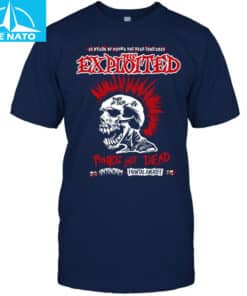 Exploited Punks Not Dead 46 Years Of Riots 2025 Tour Dates Shirt4