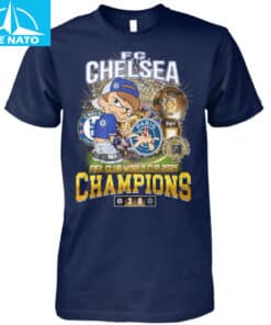 FC Chelsea FIFA Club World Cup 2025 Champions Cartoon Fan Shirt2