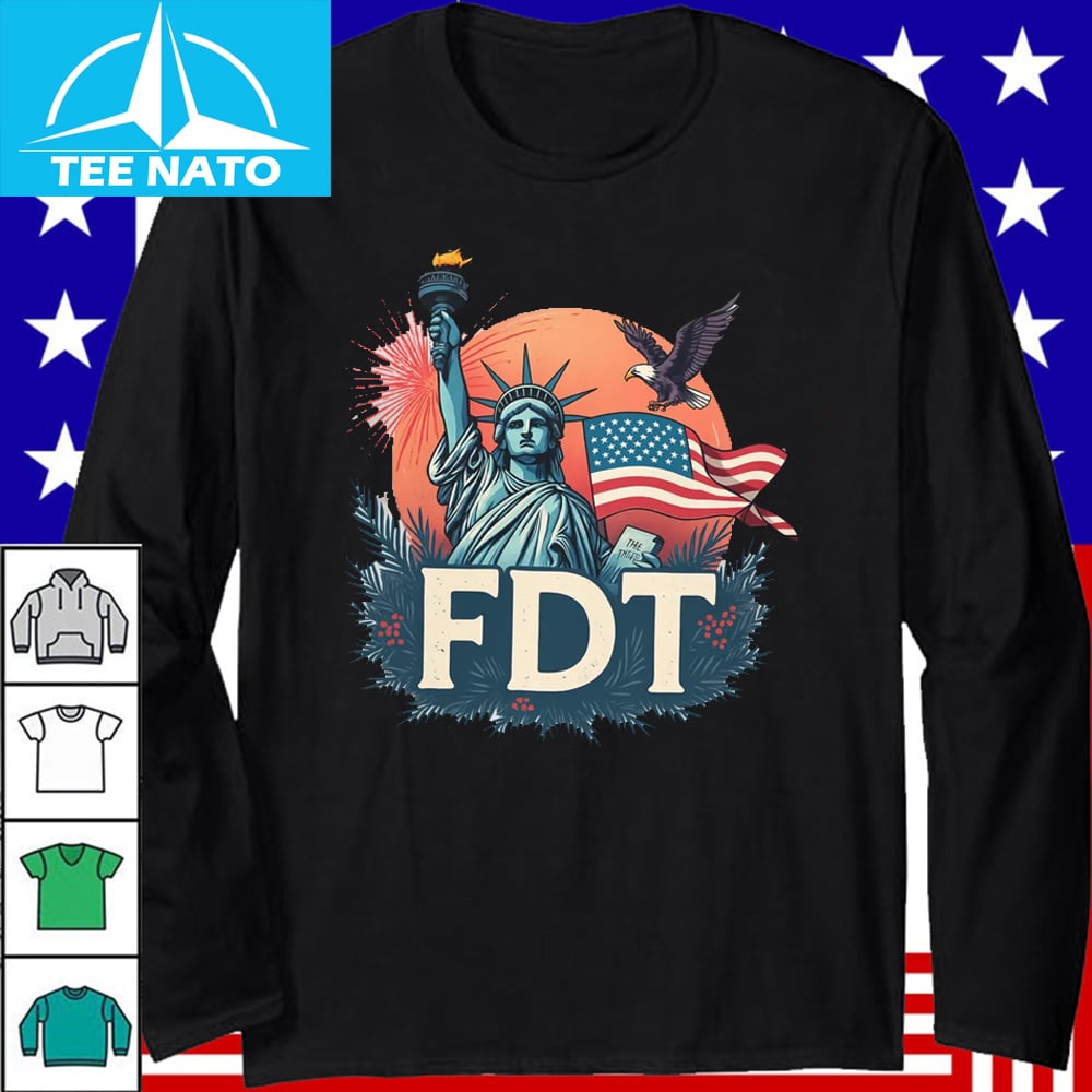 Another view of the FDT USA Patriotic Shirt