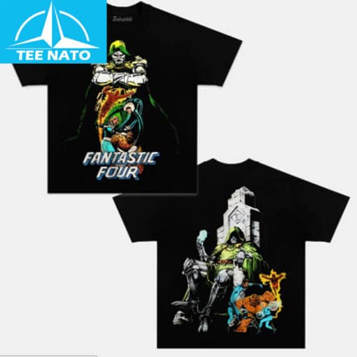 Fantastic Four Doctor Doom Marvel Comics Graphic Shirt - Image 2