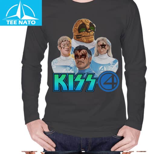 Fantastic Kiss The Four Super Heroes Mountoy Shirt - Image 5