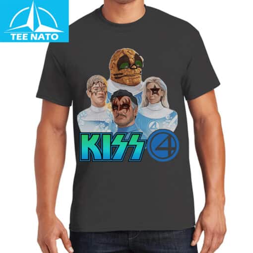 Fantastic Kiss The Four Super Heroes Mountoy Shirt - Image 7