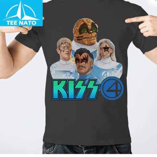 Fantastic Kiss The Four Super Heroes Mountoy Shirt - Image 2