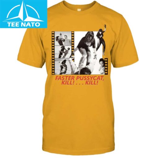 Faster Pussycat Kill Kill Movie Filmstrip Shirt - Image 2