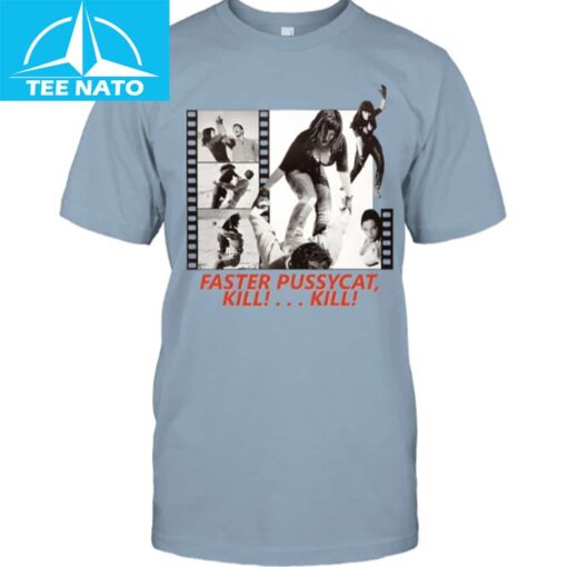 Faster Pussycat Kill Kill Movie Filmstrip Shirt - Image 3