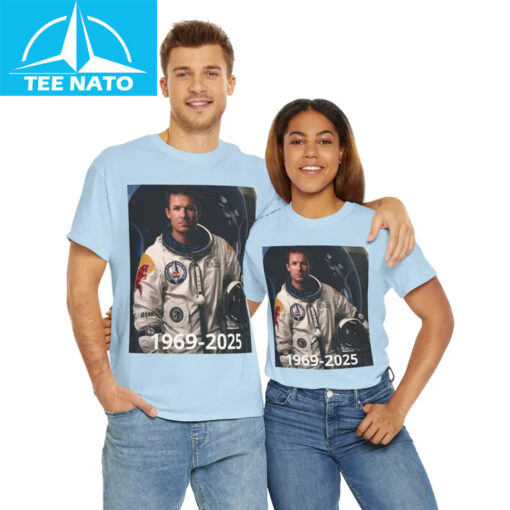 Felix Baumgartner Astronaut 1969-2025 Memorial Shirt - Image 3