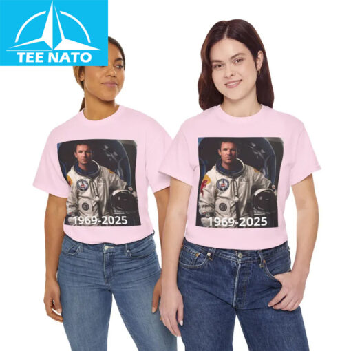 Felix Baumgartner Astronaut 1969-2025 Memorial Shirt - Image 2