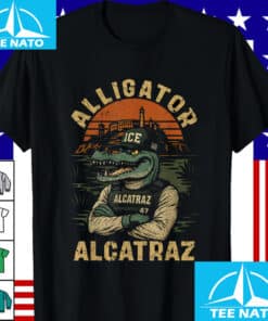 Florida Alligator Alcatraz Ice Funny Trump 2025 T-Shirt