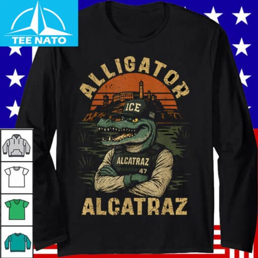 Florida Alligator Alcatraz Ice Funny Trump 2025 T-Shirt - Image 3