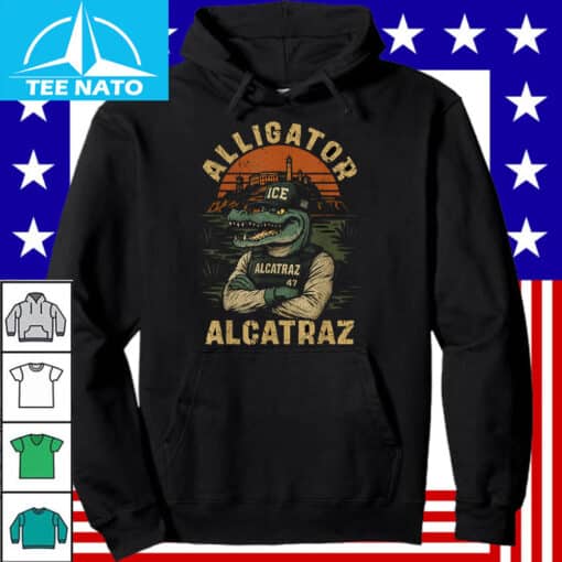Florida Alligator Alcatraz Ice Funny Trump 2025 T-Shirt - Image 4