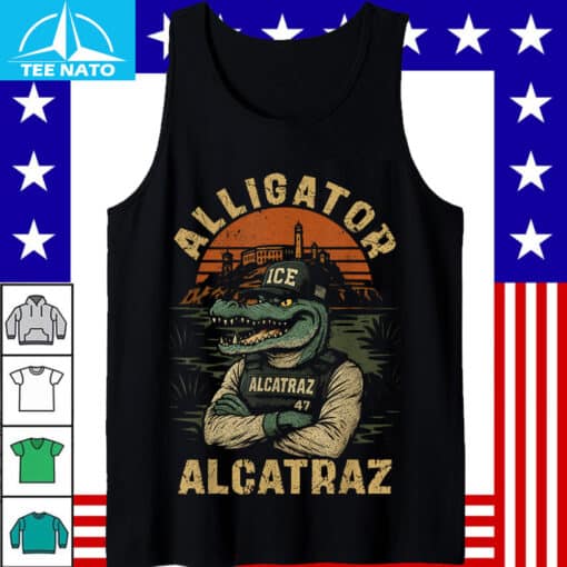 Florida Alligator Alcatraz Ice Funny Trump 2025 T-Shirt - Image 5