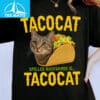 Food Tacocat Spelled Backwards Is Tacocat Funny Cat Shirt