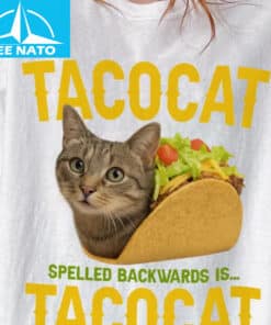 Food Tacocat Spelled Backwards Is Tacocat Funny Cat Shirt1