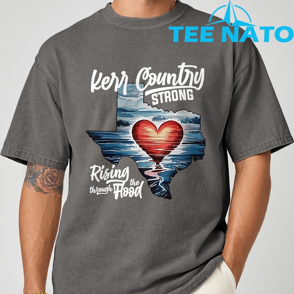 A symbol of community action: the For Texas Hill Country Strong Pray For TexasShirt.