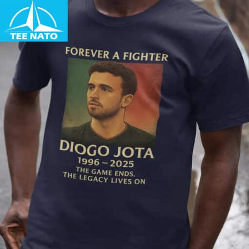 Forever a Fighter Diogo Jota Memorial Shirt - Image 4