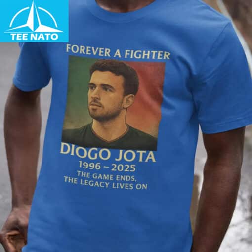Forever a Fighter Diogo Jota Memorial Shirt - Image 3