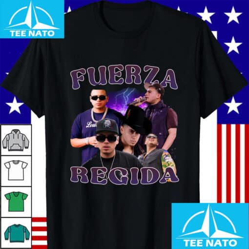 Fuerza Regida Band Regional Mexican Music Shirt - Image 3