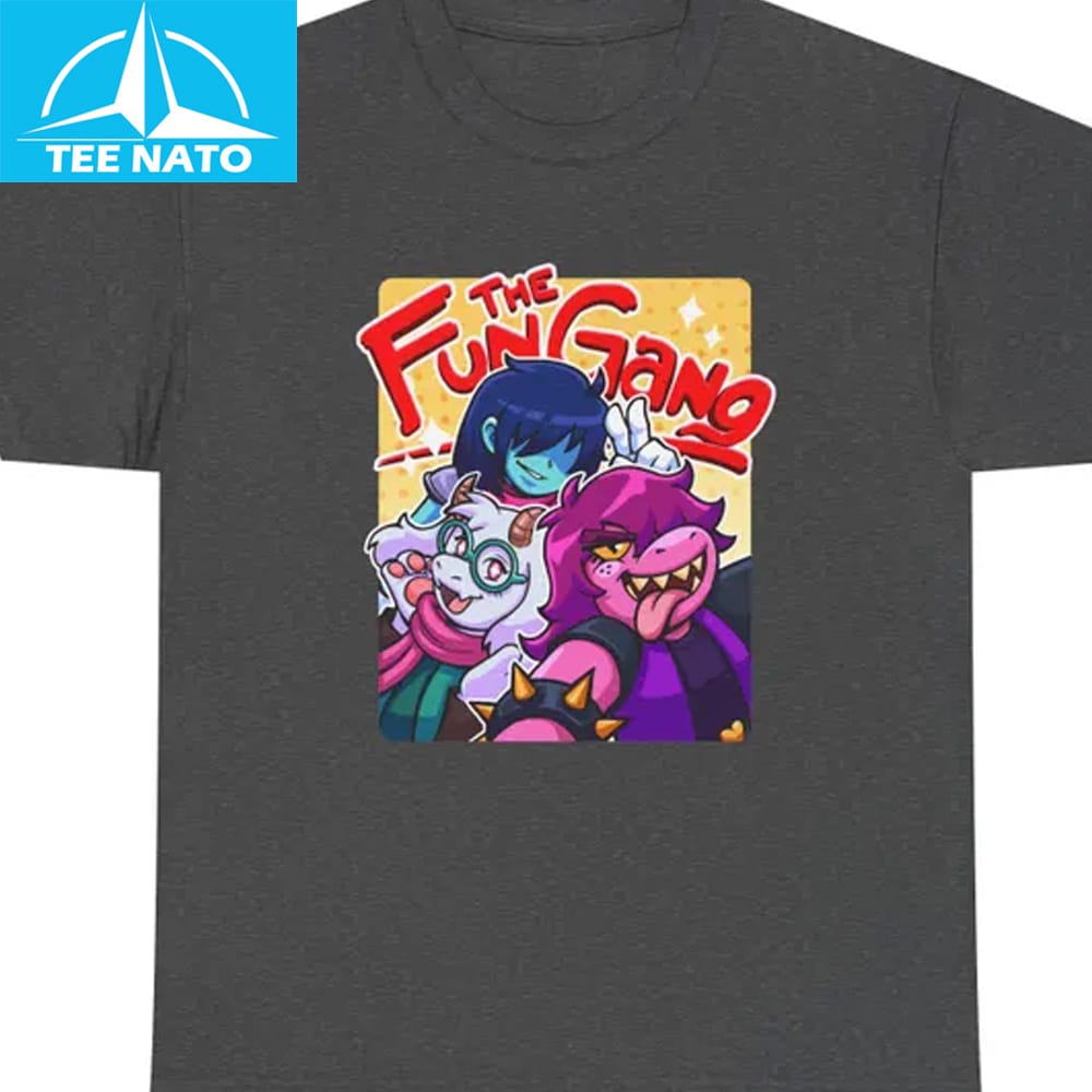 Full outfit with FunGang Deltarune Inspired Game Shirt