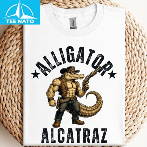 Funny Alligator Alcatraz Shirt - Image 3