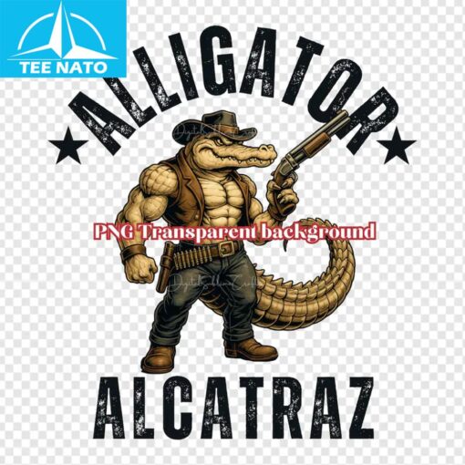 Funny Alligator Alcatraz Shirt - Image 2