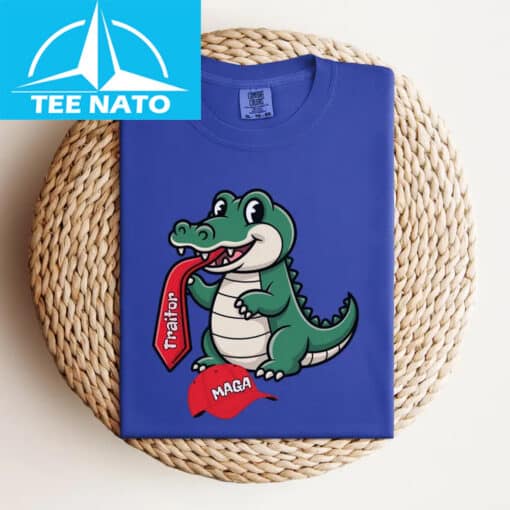 Funny Anti Trump Alligator T-Shirt - Image 4