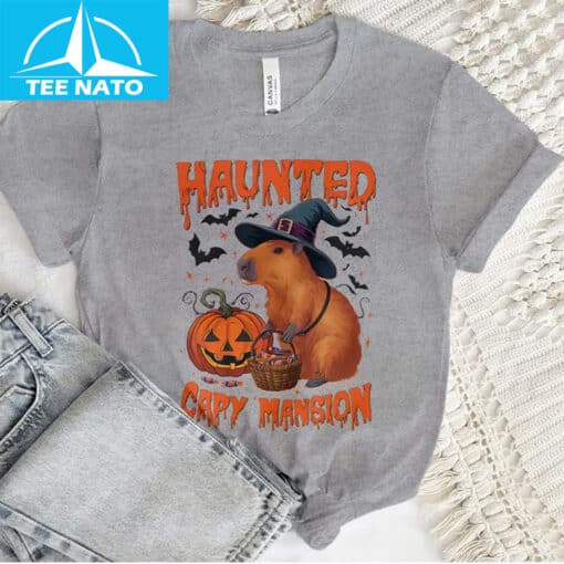 Funny Halloween Capybara Shirt for Spooky Season - Image 3