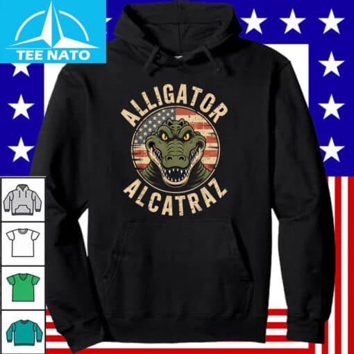 Funny Meme Alligator Alcatraz shirt - Image 4