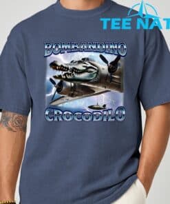 Funny Meme Brainrot Bombardino Crocodilo Italian Humor T Shirt 5