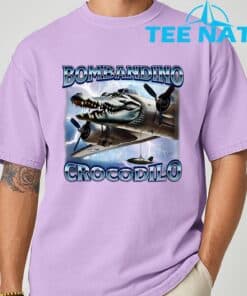 Funny Meme Brainrot Bombardino Crocodilo Italian Humor T Shirt 6