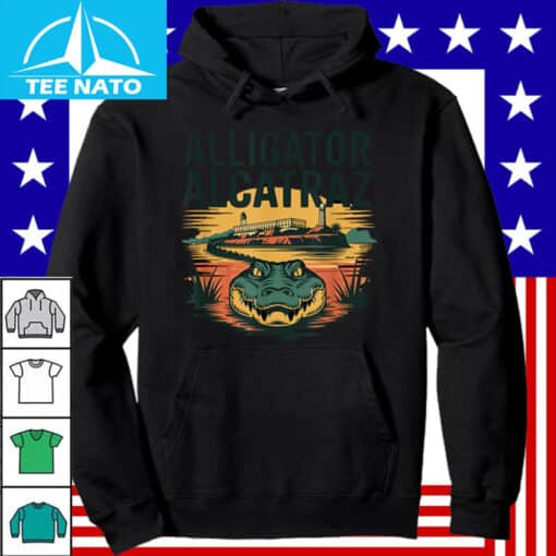 Funny Meme Florida Everglades Alligatraz Alligator Alcatraz Shirt - Image 4