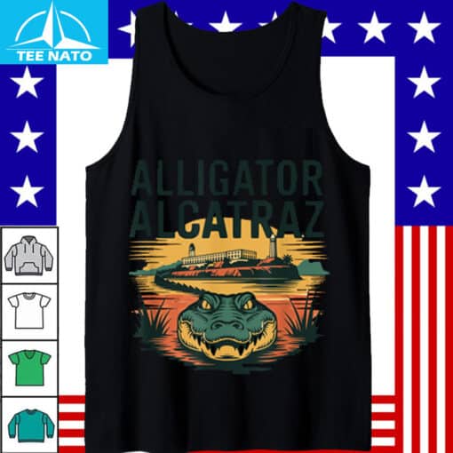 Funny Meme Florida Everglades Alligatraz Alligator Alcatraz Shirt - Image 5