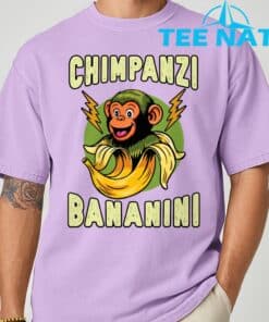 Funny Monkey Chimpanzini Bananini Italian Brainrot Meme T Shirt 1