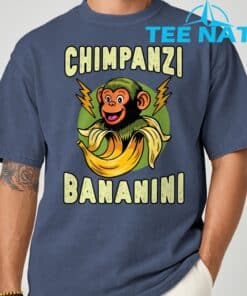 Funny Monkey Chimpanzini Bananini Italian Brainrot Meme T Shirt 7