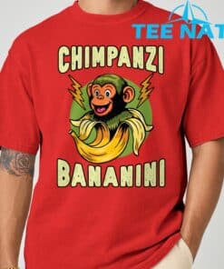 Funny Monkey Chimpanzini Bananini Italian Brainrot Meme T Shirt 8