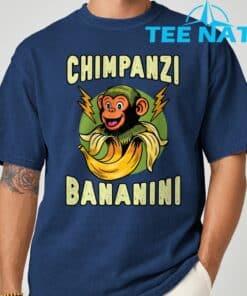 Funny Monkey Chimpanzini Bananini Italian Brainrot Meme T Shirt 9